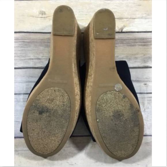 Lucky Brand Slip On Cork Platform Wedge Heel 9.5 M - Picture 7 of 7